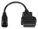 OBDSTAR Kymco/Kawasaki 3 Pins OBD - 16 Pins OBD2 Verloopkabe, Verzenden, Nieuw