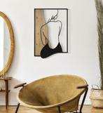 WANDPANEEL SCHOONHEID IJZER EN HOUT 60X2X90, Huis en Inrichting, Woonaccessoires | Overige, Ophalen of Verzenden, Nieuw