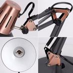 Verstelbare Bureaulamp – Metalen Klemlamp met Scharnierarm, Verzenden, Nieuw