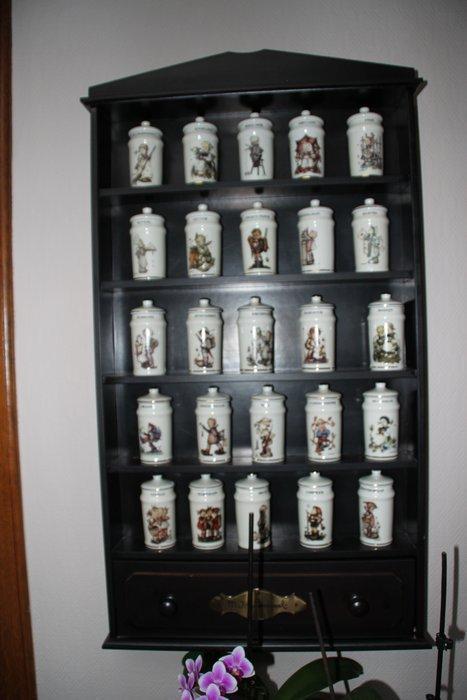 Goebel - 25 x Hummel Spice Jars - Porselein, Antiek en Kunst, Curiosa en Brocante