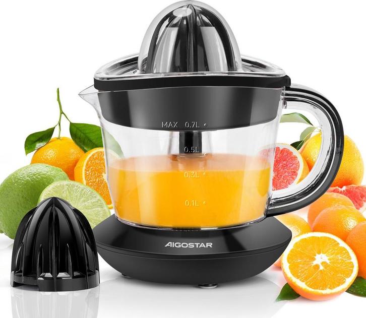 Citruspers - Elektrisch - 40W - Zwart - Aigostar, Witgoed en Apparatuur, Overige Witgoed en Apparatuur, Nieuw, Verzenden