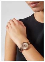 Versace VECQ00718 Palazzo dames horloge rosé goud 34 mm, Nieuw, Overige merken, Staal, Staal