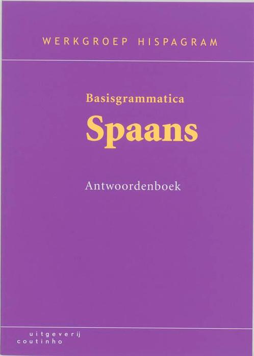 Basisgrammatica Spaans Antwoordenboek druk 8 9789062832330, Boeken, Wetenschap, Zo goed als nieuw, Verzenden