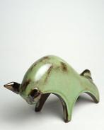 Urszula Despet - sculptuur, Modern Bull - 10 cm - Keramiek, Antiek en Kunst