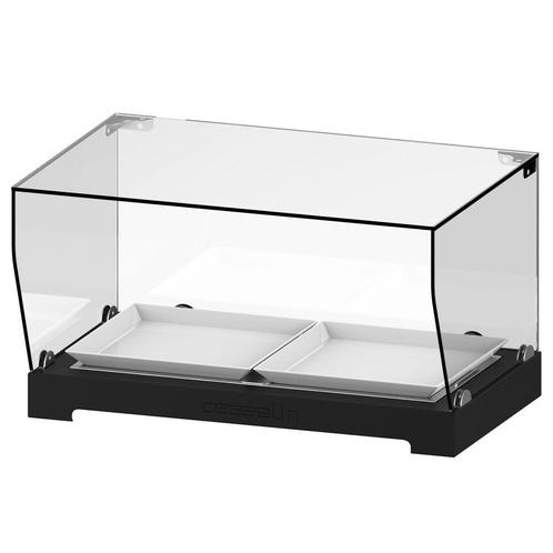 Buffetvitrine | Zwart | Eutectische Koeling | Incl., Zakelijke goederen, Horeca | Keukenapparatuur, Nieuw in verpakking, Verzenden