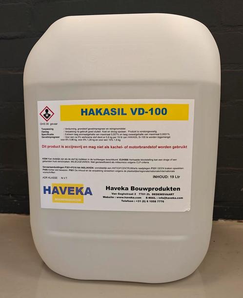 HAKASIL VD-100 can á 19 Ltr vanaf 36,30 inclusief BTW, Doe-het-zelf en Verbouw, Verf, Beits en Lak, 15 tot 20 liter, Nieuw, Verzenden