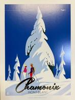 Monsieur Z - Affiche de Tourisme Chamonix - Le couple