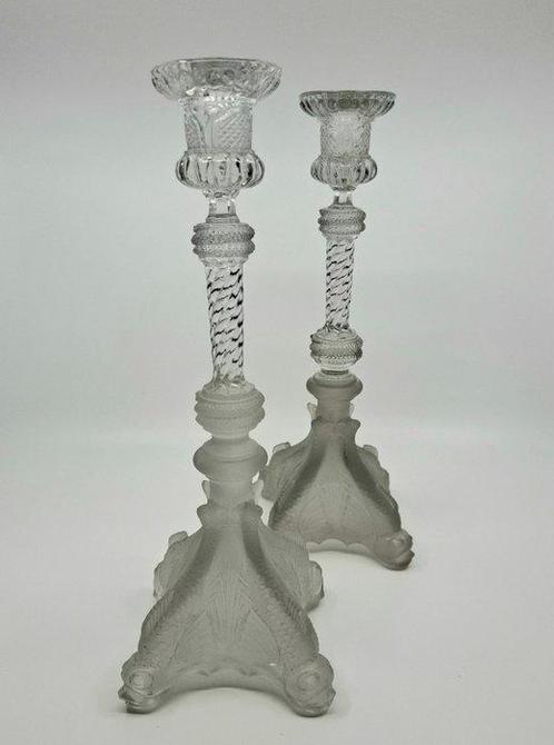 Kandelaar (2) - Glas, Antiek en Kunst, Kunst | Designobjecten