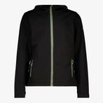 Mountain Peak kinder softshell jas zwart groen maat 110/116, Verzenden, Nieuw