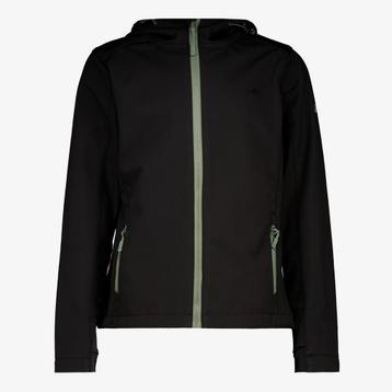 Mountain Peak kinder softshell jas zwart groen maat 110/116 beschikbaar voor biedingen