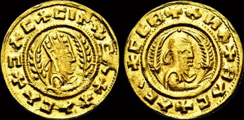 Ca 450ad Axum Ebana goud Chrysos bust of Ebana to right goud, Postzegels en Munten, Munten | Europa | Niet-Euromunten, Verzenden