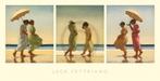 Kunstdruk Jack Vettriano - Summer Days Triptychon 70x36cm, Verzenden, Nieuw