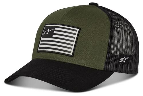 Flag Snapback Cap Alpinestars, Motoren, Kleding | Motorhelmen, Verzenden