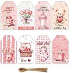 Bloemenkaartjes valentijnkaartjes 8 verschillende set van 48, Hobby en Vrije tijd, Knutselen, Ophalen of Verzenden, Nieuw