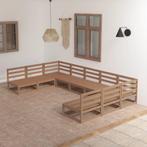 vidaXL 9-delige Loungeset massief grenenhout, Verzenden, Nieuw, Loungeset
