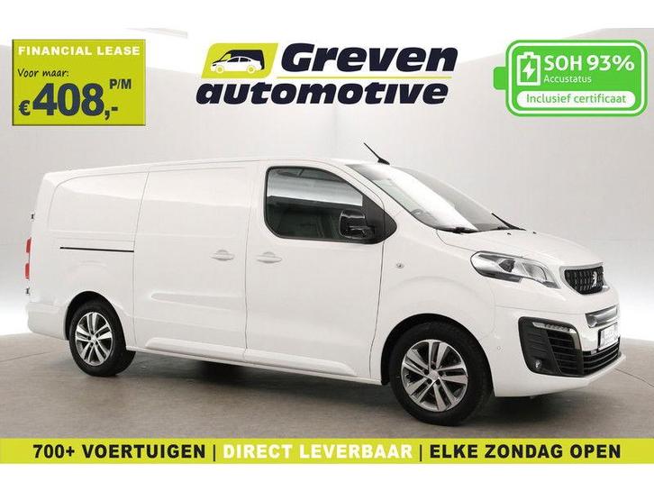 Peugeot e-Expert 75 kWh L3H1 Innovation | Snelladen | SOH, Auto's, Bestelauto's, Automaat, Elektrisch, Wit, Peugeot