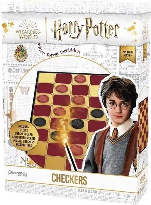 Harry Potter Checkers - Opvouwbare damset, Hobby en Vrije tijd, Overige Hobby en Vrije tijd, Zo goed als nieuw, Ophalen of Verzenden