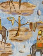 300x280cm! Beperkte editie Exclusieve stof Salvador Dalì -