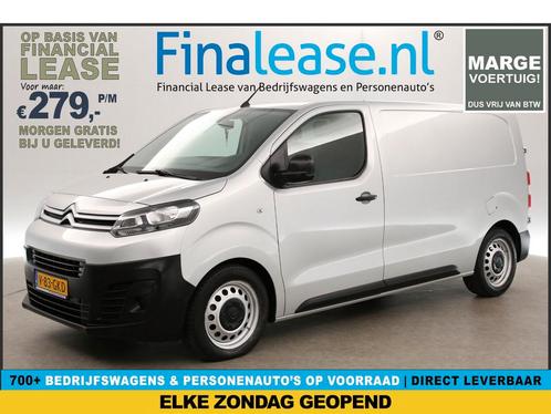 Citroën Jumpy 1.6 BlueHDI L2H1 MARGE Airco Cruise €279pm, Auto's, Bestelauto's, Lease, Handgeschakeld, Diesel, Citroën, Zilver of Grijs