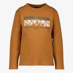 Unsigned jongens trui met tekstopdruk bruin maat 92, Kleding | Dames, Truien en Vesten, Verzenden, Nieuw