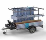 Rolsteiger 135x250x10,2m euroscaffold + aanhanger kopen, Verzenden, Nieuw, Rolsteiger of Kamersteiger, 5 meter of hoger