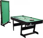 Cougar Hustle L opklapbare Pooltafel in Zwart/groen - 5ft. P, Ophalen of Verzenden, Nieuw