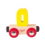 BigJigs Rail Name Number 0 , Cijfer van €2,99 voor €1,79, Kinderen en Baby's, Speelgoed | Speelgoedvoertuigen, Nieuw