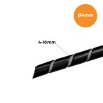 Spiraalband Zwart, 4mm, Ophalen of Verzenden, Nieuw