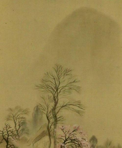 Sansui-landschap - Been, Zijde - Japan - Meiji periode, Antiek en Kunst, Antiek | Overige Antiek