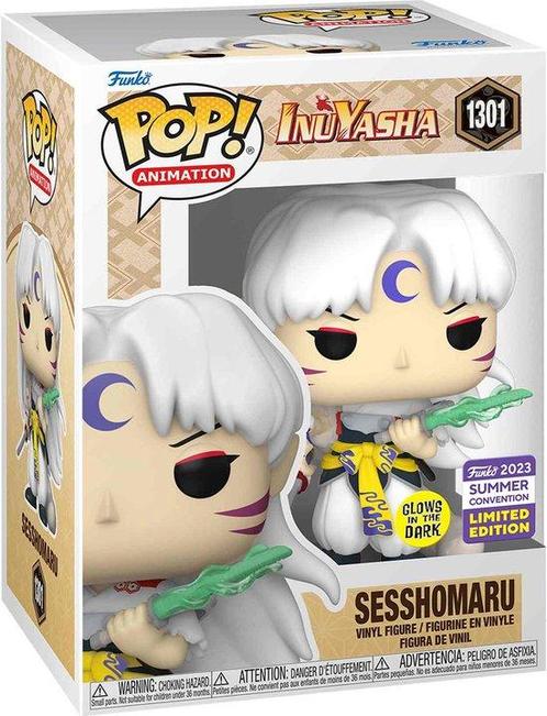 Funko Pop #1301 InuYasha - Sesshomaru Glow in the Dark SDCC, Kinderen en Baby's, Speelgoed | Overig, Verzenden