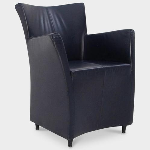 Vergaderstoel Montis sting, zwart leder, 4-poot onderstel, Huis en Inrichting, Stoelen, Ophalen of Verzenden