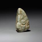 Mixteca, Mexico Jade Maskvormige hanger. 800 - 1200 na