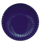 10x Donkerblauwe wegwerp bordjes van karton 23 cm - Bordjes, Verzenden, Nieuw