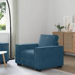 vidaXL Sofastoel Blauw 100x78x84 cm Fluweel, Verzenden, Nieuw, Stof