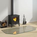 vidaXL Glasplaat openhaard zeshoekig 120x60 cm, Verzenden, Nieuw