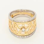 Tous - Ring - 18 karaat Geel goud, Witgoud Diamant, Nieuw
