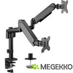 Gembird MA-DA2P-01 flat panel bureau steun 81,3 cm (32 ), Computers en Software, Monitoren, Verzenden, Nieuw, Gembird