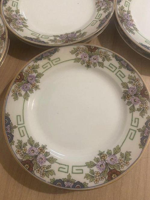 Limoges - Serveerschaal (12) - floral - Porselein - 12, Antiek en Kunst, Antiek | Meubels | Tafels