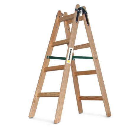 Decoratie trap / ladder hout 2x4 treden - UITVERKOOP!, Doe-het-zelf en Verbouw, Ladders en Trappen, Trap, Nieuw, Opvouwbaar of Inschuifbaar