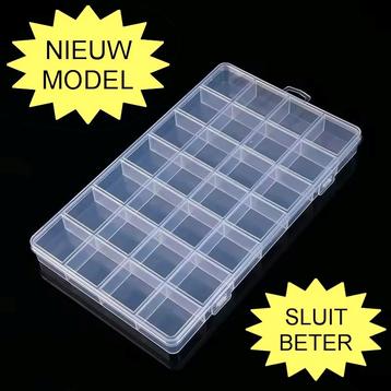 Fako Bijoux® - Opbergdoos - 28 Vakjes - Kralendoos - beschikbaar voor biedingen