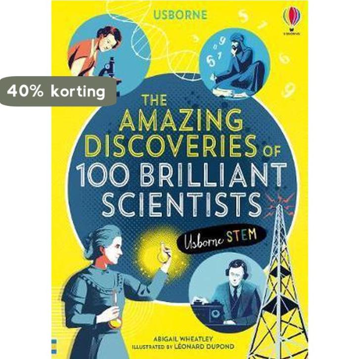 The Amazing Discoveries of 100 Brilliant Scientists, Boeken, Taal | Engels, Zo goed als nieuw, Verzenden