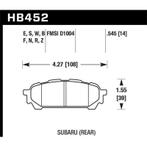 Hawk 2006-2006 Saab 9-2X 2.5i HPS 5.0 Rear Brake Pads -, Ophalen of Verzenden, Nieuw