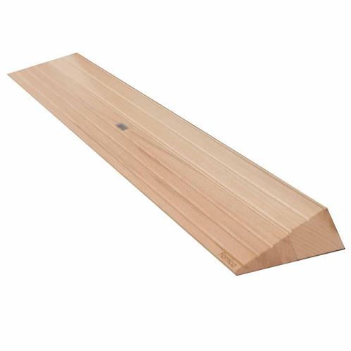 Houten drempelhulp 2,3 cm - 3,8 cm met ledverlichting, Diversen, Verpleegmiddelen, Ophalen of Verzenden