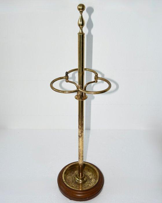 Paraplustandaard/rek - Messing, Hout, Kunststof - Solid, Antiek en Kunst, Curiosa en Brocante