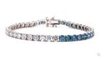 Armband - 18 karaat Platina, Witgoud - 10.14ct. tw. Diamant, Nieuw