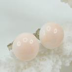 Koraal - Zilver - Oorbellen - CORALLO ROSA, Antiek en Kunst