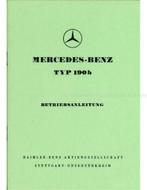 1959 MERCEDES BENZ 190B INSTRUCTIEBOEKJE DUITS, Auto diversen, Handleidingen en Instructieboekjes