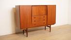 Vintage highboard | Wandkast | Teak | 1960s, Huis en Inrichting, Kasten | Dressoirs, Ophalen of Verzenden, Nieuw