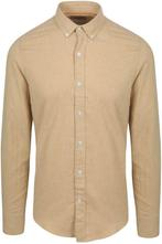 Suitable Overhemd Flanel Beige maat M Heren, Kleding | Heren, Overhemden, Verzenden, Nieuw, Beige, Suitable