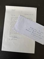 A.F.Th. van der Heijden - Getypte brief aan Hans Matla -